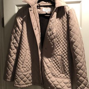Calvin Klein Tan Quilted Jacket